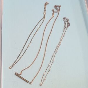 Elegant Gold and Silver Necklace Set